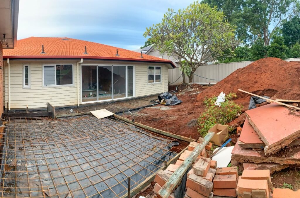 Tidy Touch team performing post-construction cleaning in a newly built Aspen Woods property, ensuring a spotless, ready-to-use space.