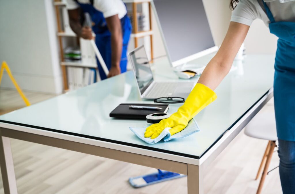 A Tidy Touch Cleaning professional delivering expert deep cleaning services in West Springs, AB, ensuring top-quality results.